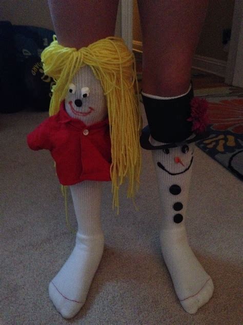 Crazy Sock Day Winner Frosty And Karen Crazy Socks Silly Socks