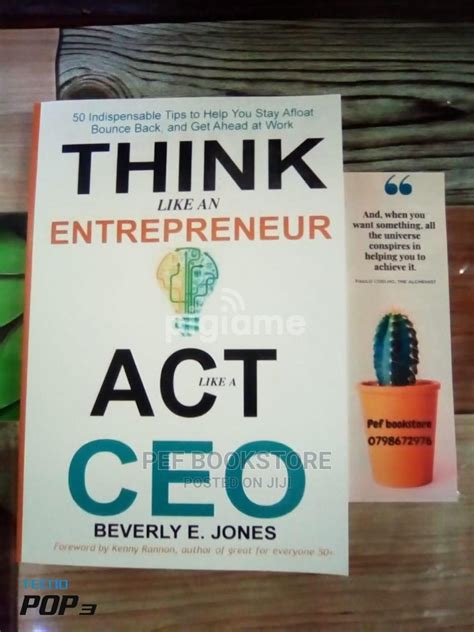 Think Like An Entrepreneur Act Like A Ceo Beverly E Jones In Nairobi