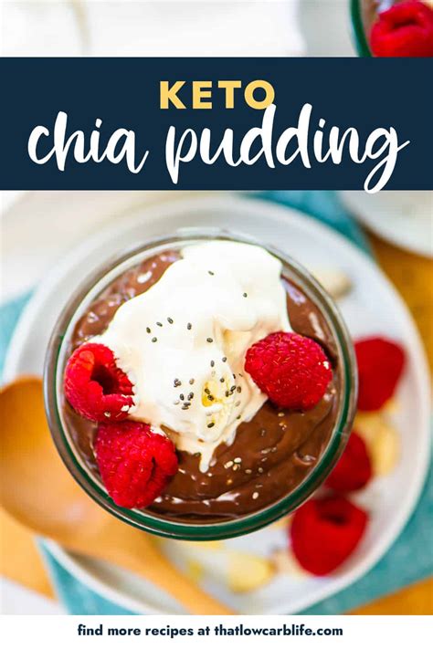 Chocolate Keto Chia Pudding That Low Carb Life