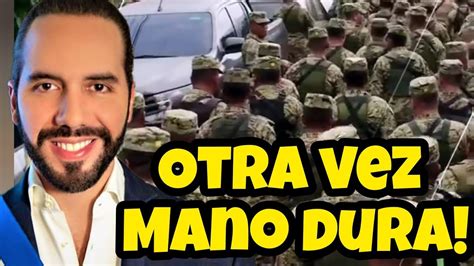 ReacciÓn 🚨 Gobierno De Nayib Bukele 🇸🇻 Despliega 3 000 Soldados Y