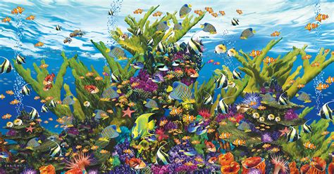 Aquarium Of The Sea 500 Pieces Sunsout Puzzle Warehouse