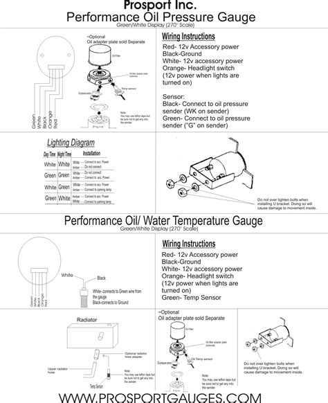 Installation Instructions – Prosport Gauges