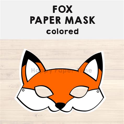 Fox Mask Template Free Printable Papercraft Templates Fox 54 Off