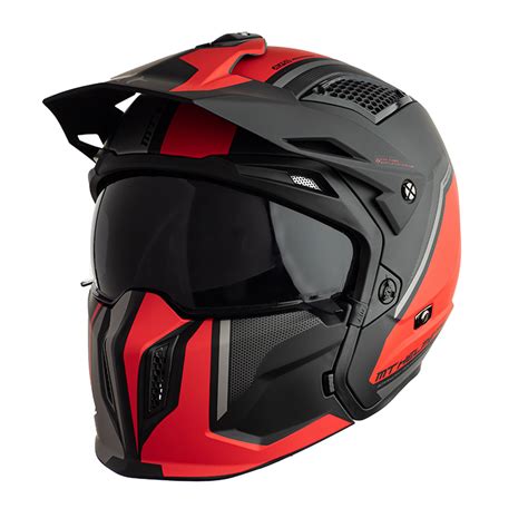 Mt Helmets Streetfighter Sv Twin C5 Matt Red MT-1272613253 Modular ...