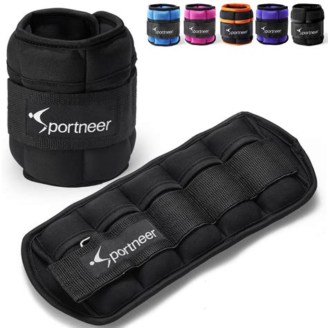 Sportneer Adjustable Ankle Weights Set Of Lbs Pair With