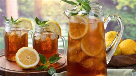 Resep Es Teh Lemon Serai Jahe Dijamin Menyegarkan Dengan Sensasi Rasa