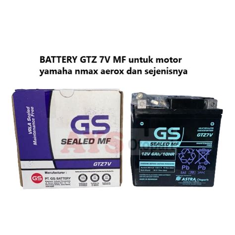 Jual AKI GS ASTRA BATTERY GSMF GTZ 7V UNTUK MOTOR YAMAHA NMAX AEROX