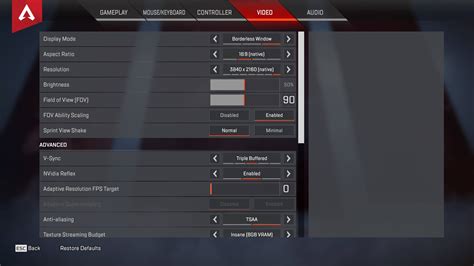 Immerse Gaming Apex Legends Sound Settings Embody