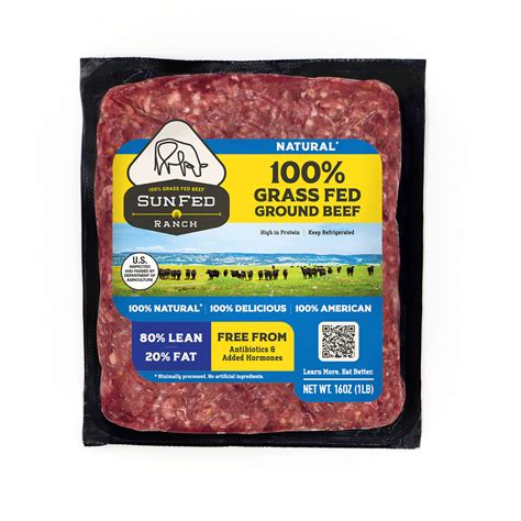 Natural Ground Beef 8020 Sunfed Ranch