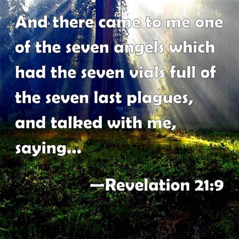 Revelation 21 9 And There Came To Me One Of The Seven Angels Which Had