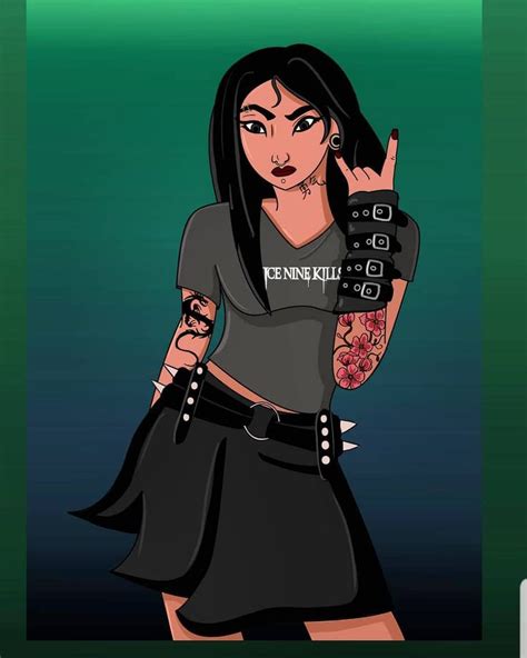 Mulan A Big Fan Of Ice Nine Kills Mulan Punk Disney Tattoo Character