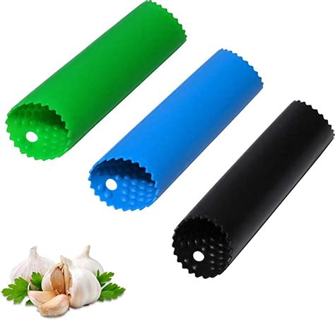 Sinnsally Garlic Peeler Skin Remover Roller Easy To Peeled Garlic