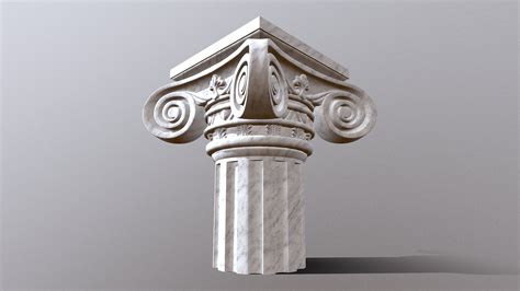 Corinthian Pillar High Poly Model - Buy Royalty Free 3D model by Ino ...