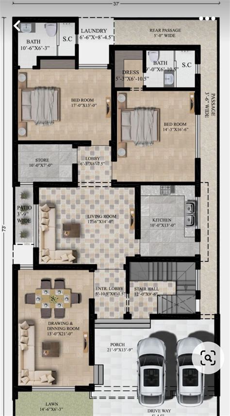 Marla House Plan Bhk House Plan Building Plans House House