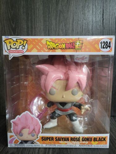 Funko Pop Dragon Ball Super Jumbo 10 Super Saiyan Rose Goku Black 1284