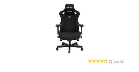 Anda Seat Kaiser 3 L Gamingowy do 150kg Tkanina Czarny - Dobra cena ...