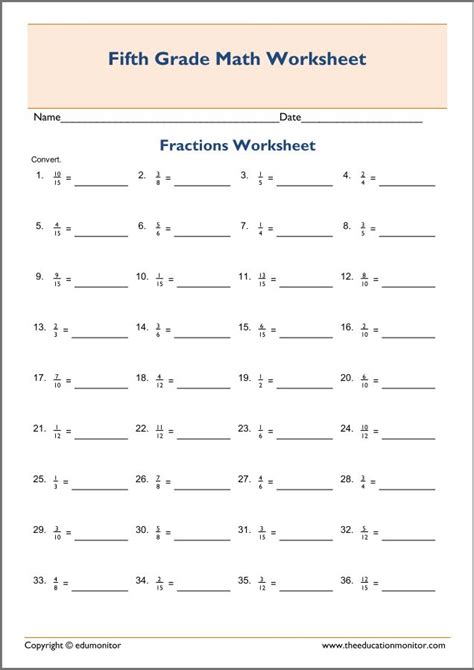 Converting Fractions To Decimals Printable Worksheets Decimal Worksheets