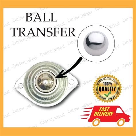 Ball Transfer Eyeball Roller Caster Castor Ball Bearing Roller Bull Eye Wheel Mounted Ball