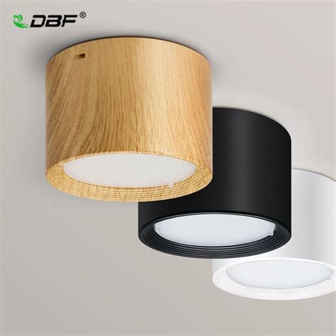 Dbf Wood Grain Lampa Led Do Monta U Na Powierzchni O Wietlenie Punktowe