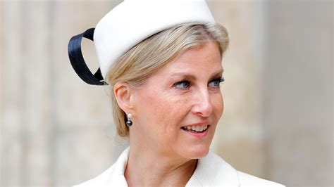 Duchess Sophie Wows In Fitted Dress And Most Spectacular Headpiece Hello