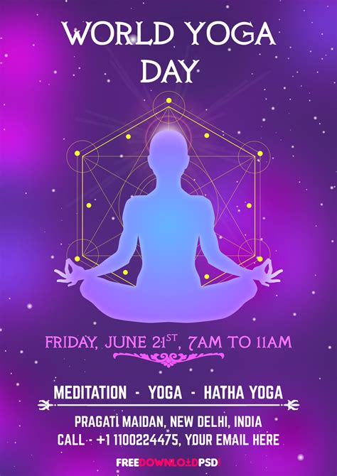 International Yoga Day Flyer Social Media