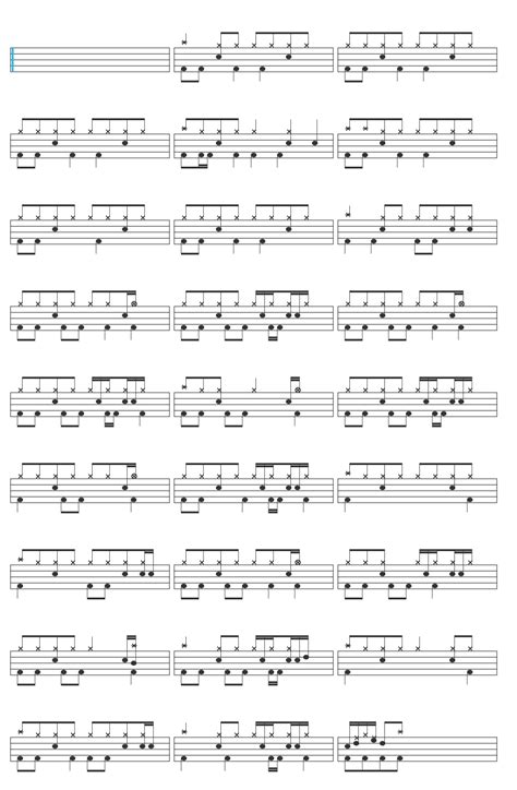 Red Hot Chili Peppers Suck My Kiss Official Music Video V425 Interactive Drum Sheet Music