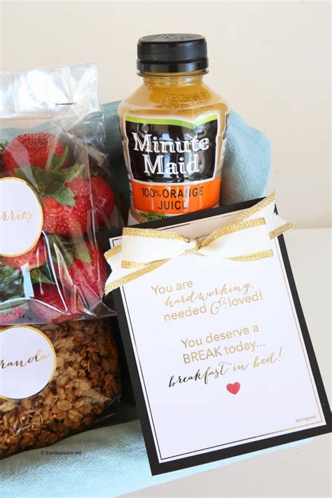 Breakfast in Bed Gift Basket - The Idea Room