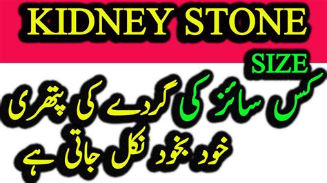 Kidney Renal Stone 3mm 4mm 5mm 6mm 7mm 8mm 9mm Sizes Treatment Youtube