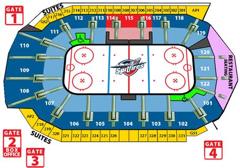 WFCU Centre Seating Chart - Windsor Spitfires - In Play! magazine