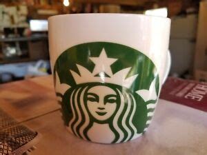 Starbucks Mermaid Siren Logo Large Coffee Tea Mug Cup White Oz