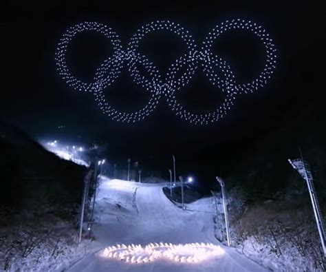 Pyeongchang Olympics Drone Display