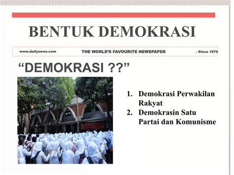 Ppt Demokrasi Di Indonesia Power Point Powerpoint Presentation Free