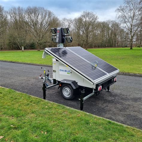 Trime T Zero X Solar 8 5m Towerlight Hire Enable Welfare