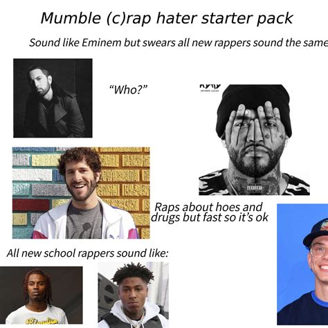 Mumble Crap Hater Starter Pack Rstarterpacks