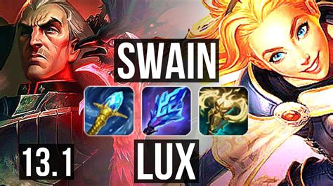 Swain Caitlyn Vs Lux Lucian Sup Games M