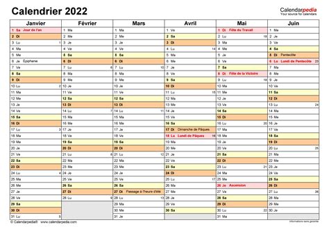 Calendrier 2022 Avec Numero De Semaine Excel - Esam Solidarity™. Jul 2023