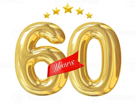 60th Birthday Pngs For Free Download