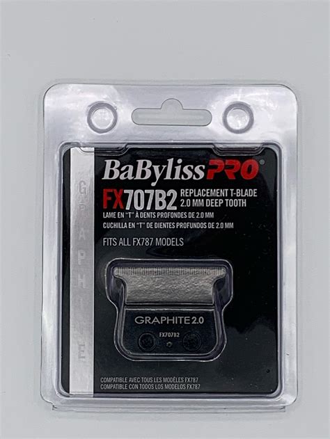 BaByliss PRO Black Graphite 2.0 Trimmer Blade - Deep Tooth FX707B2