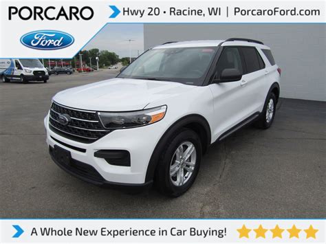 Pre Owned 2020 Ford Explorer Xlt 4 Door Suv In Racine 7179 Porcaro Ford