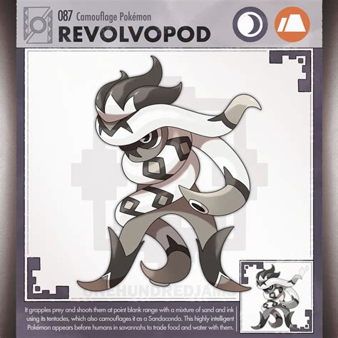 Fakemon Revolvopod By Onehundredjams On Deviantart