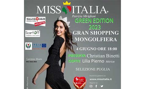 Miss Italia Si Fa Green Il Giugno Appuntamento Al Gran Shopping