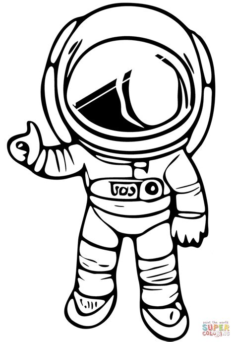 Dibujo De Astronauta Para Colorear Dibujos Para Colorear Imprimir Gratis