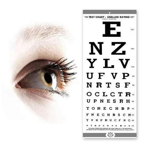 Jual Snellen Chart Test Bagan Snellen Tes Kesehatan Mata Shopee