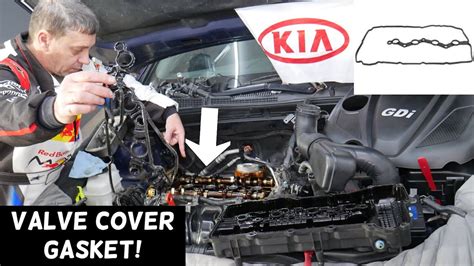 Kia Optima Valve Cover Gasket Replacement Removal Youtube