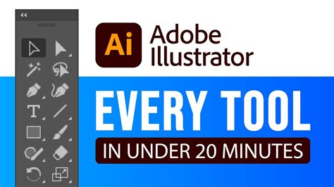 All 80 Adobe Illustrator Tools Explained In 20 Minutes YouTube