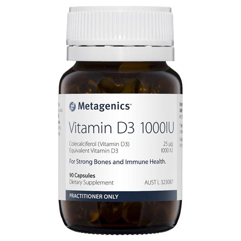 Metagenics Vitamin D Iu Capsules