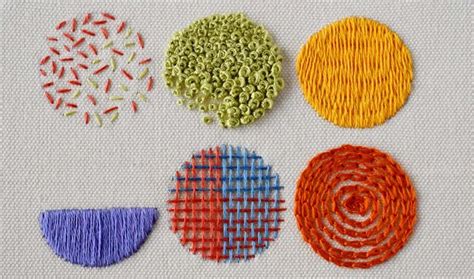 Six Hand Embroidery Stitches For Filling Creative Fabrica Hand