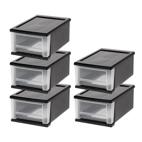 Iris 1 Compartment 1 Drawers Stackable Plastic Drawer In The Storage