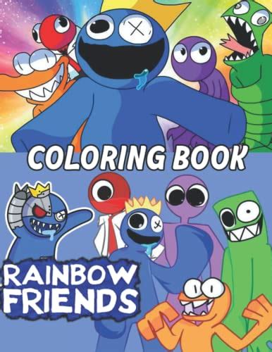 Rainbow Friends Coloring Book: Kids Coloring Books For Relaxation And Stress Relief On Christmas ...