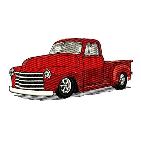 1951 Chevrolet Truck Embroidery Design